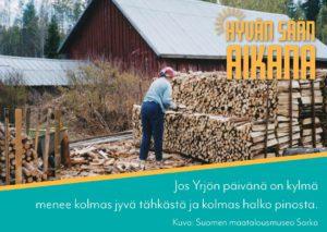 ”Huhtikuusta puoli suksin, puoli venehin.”